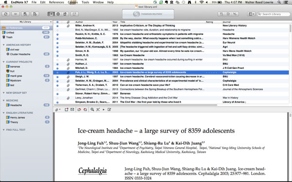 endnote for mac virginia tech